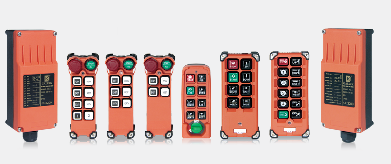 Controles y receptores GAIARK originales de radiofrecuencia para equipos pesados